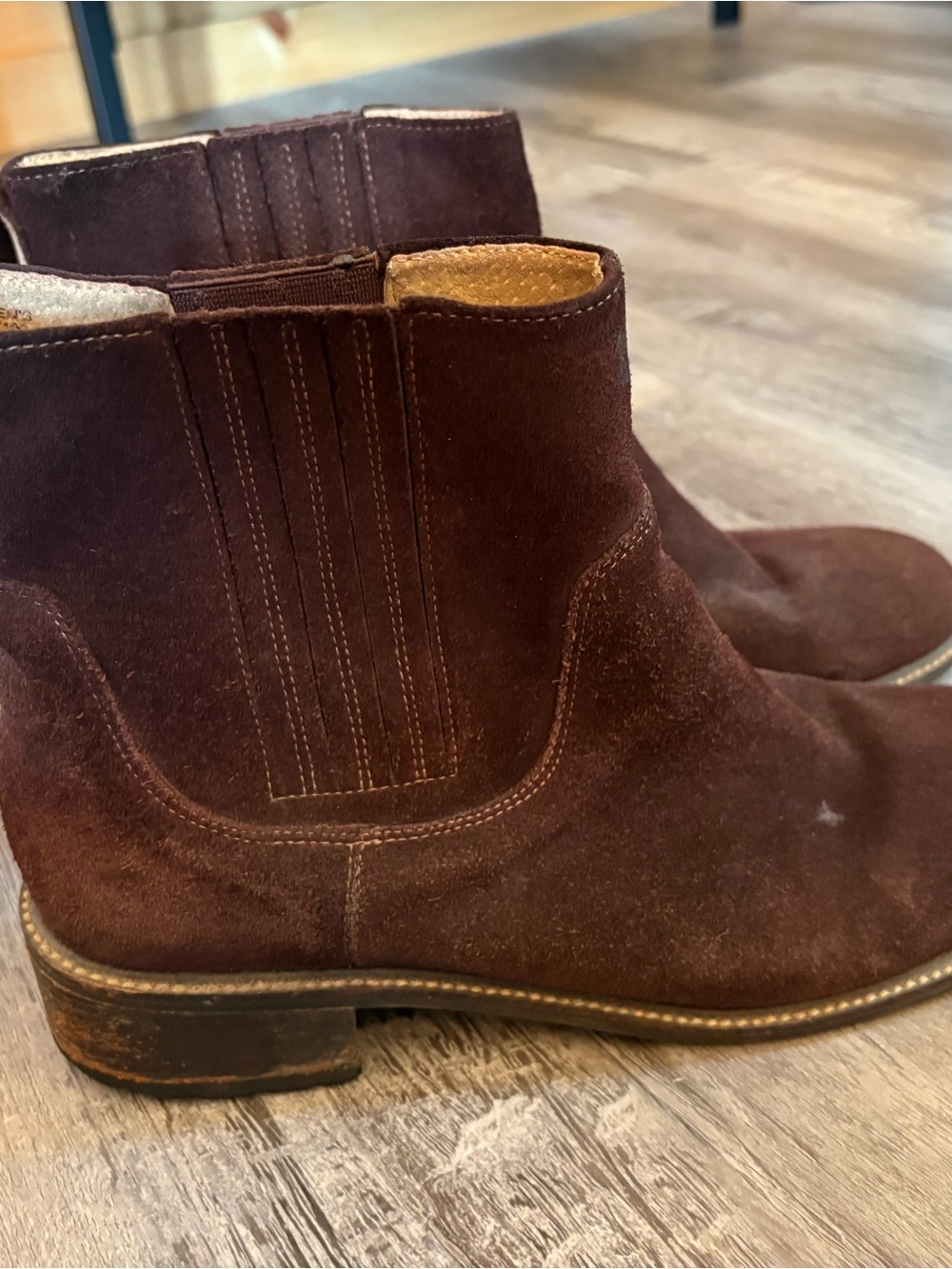 Women’s Brown Suede Chelsea Boots